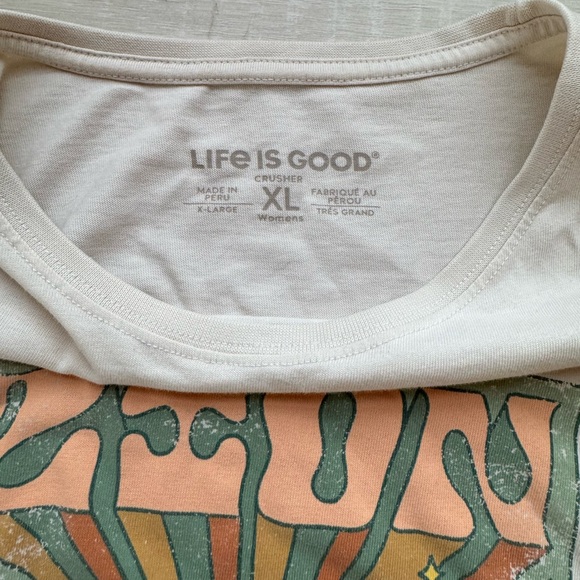 Life is Good Crusher Tshirt - Picture 2 of 3